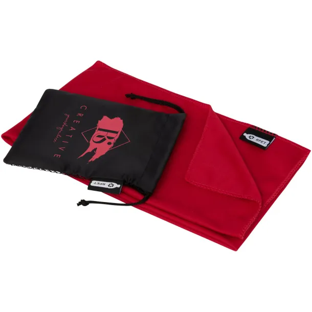 Raquel cooling towel made from recycled PET - Unbranded Red