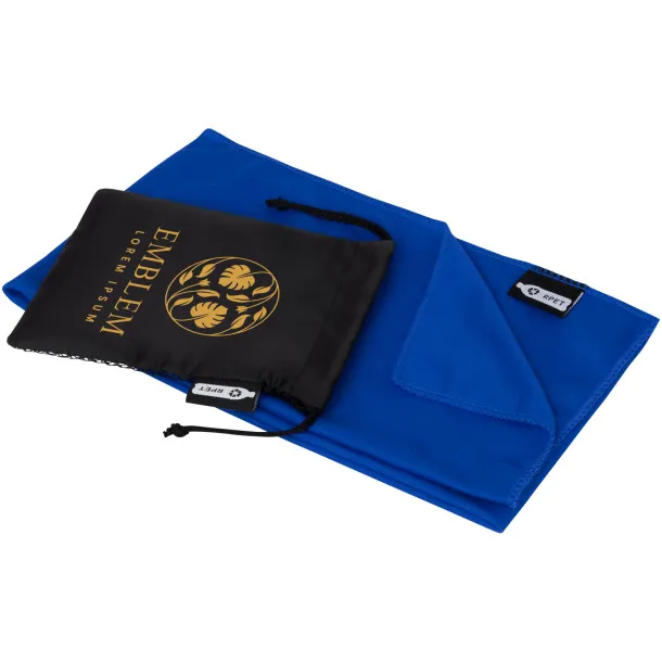 Raquel cooling towel made from recycled PET Royal blue