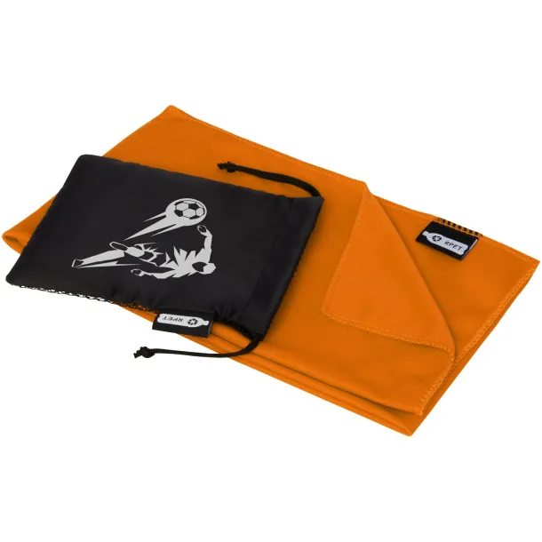 Raquel cooling towel made from recycled PET Orange