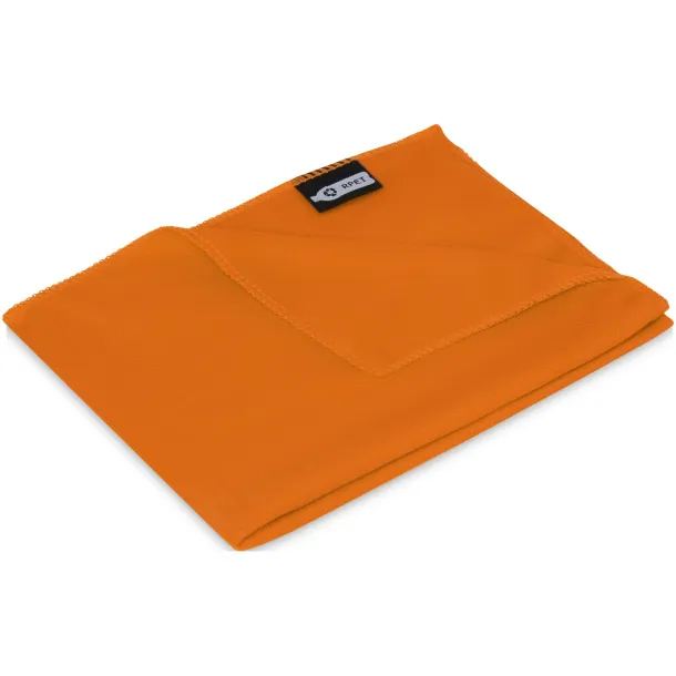 Raquel cooling towel made from recycled PET - Unbranded Orange