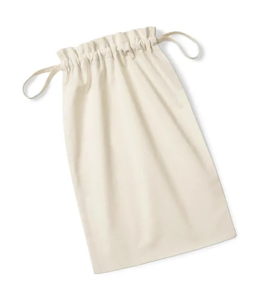  Organic Cotton Drawcord Bag, 115 g/m² - Westford Mill Natural