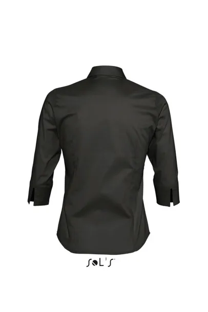 SOL'S EFFECT 3/4 SLEEVE STRETCH WOMEN'S SHIRT - SOL'S Black