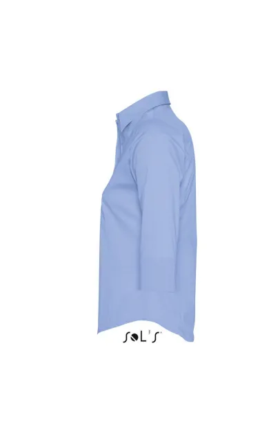 SOL'S EFFECT 3/4 SLEEVE STRETCH WOMEN'S SHIRT - SOL'S Bright Sky