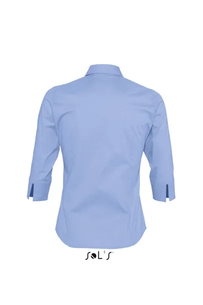 SOL'S EFFECT 3/4 SLEEVE STRETCH WOMEN'S SHIRT - SOL'S Bright Sky