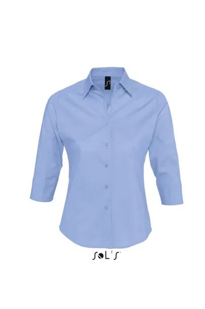 SOL'S EFFECT 3/4 SLEEVE STRETCH WOMEN'S SHIRT - SOL'S Bright Sky