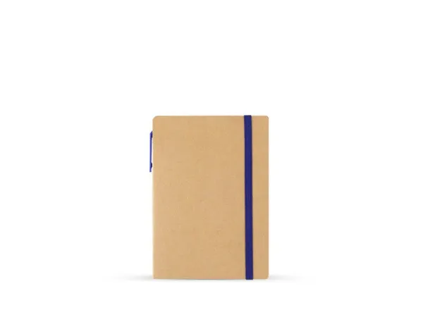 OZONE biodegradable notebook with biodegradable ball pen Royal blue