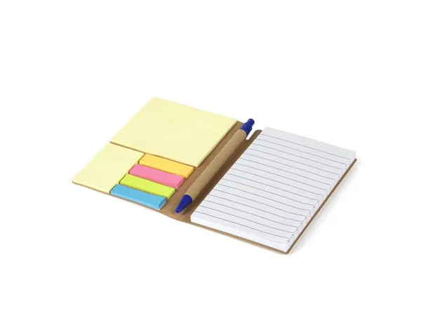 OZONE biodegradable notebook with biodegradable ball pen Royal blue