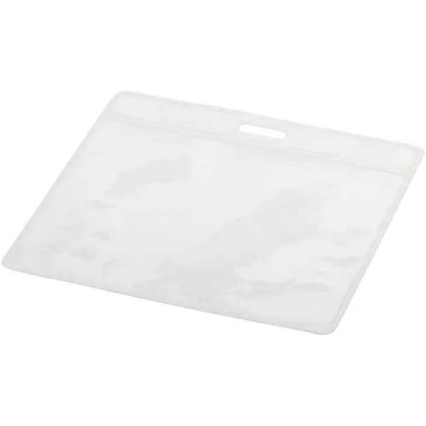 Serge transparent badge holder - Bullet White