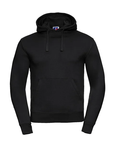  Men's Authentic Hooded Sweat - Russell  Black