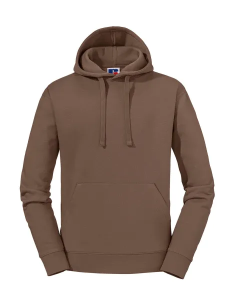  Men's Authentic Hooded Sweat - Russell  Mocha