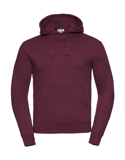  Men's Authentic Hooded Sweat - Russell  Burgundy