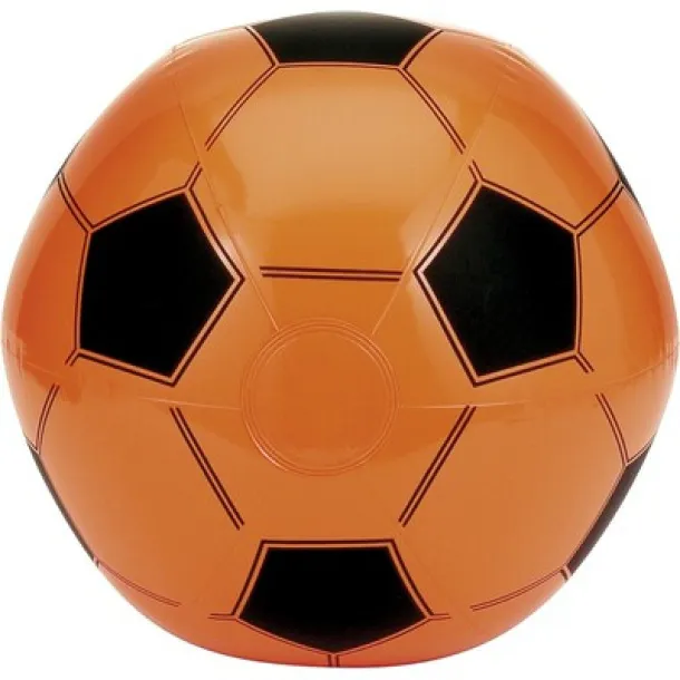  Inflatable beach ball "football" orange