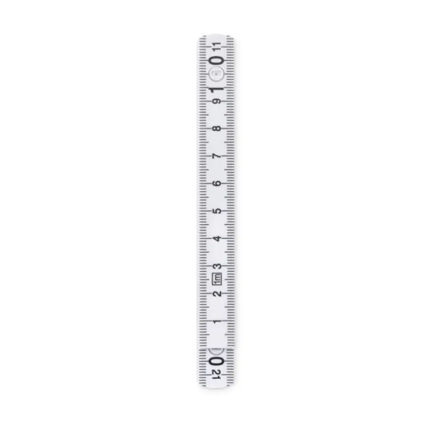 METER Folding ruler 1 mtr White