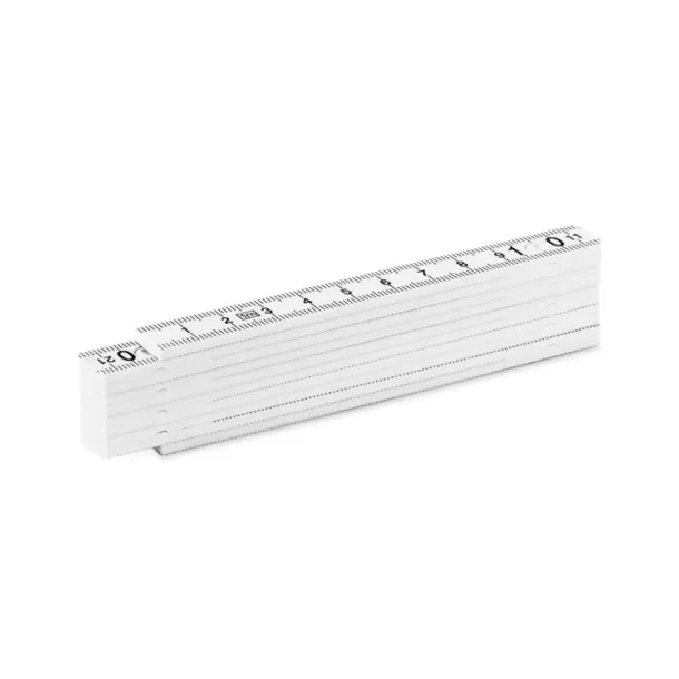 METER Folding ruler 1 mtr White