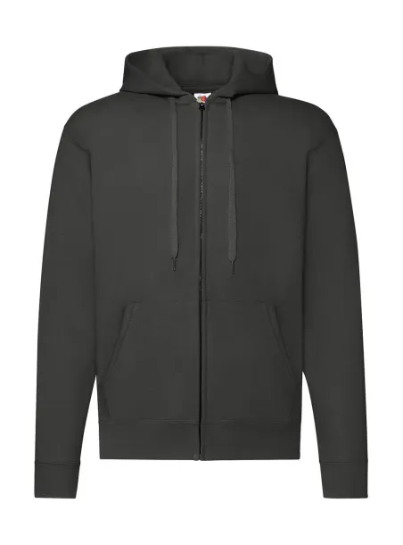  Klasični hoodie s patentnim zatvaračem, 280 g/m² - Fruit of the Loom Light Graphite