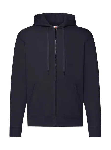  Klasični hoodie s patentnim zatvaračem - Fruit of the Loom Deep Navy