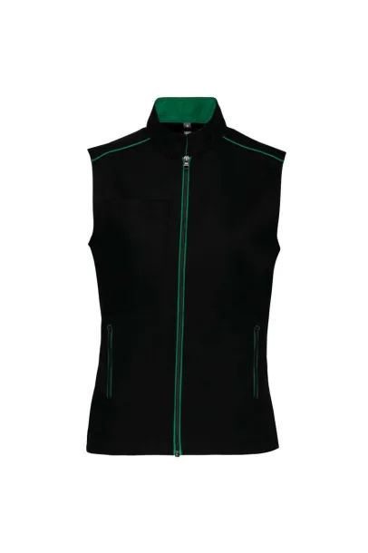  LADIES' DAYTODAY GILET - Designed To Work Black Yellow