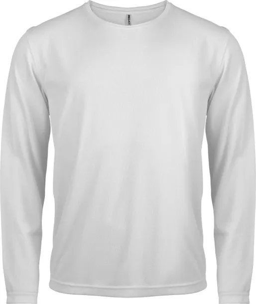  MEN'S LONG-SLEEVED SPORTS T-SHIRT - Proact White