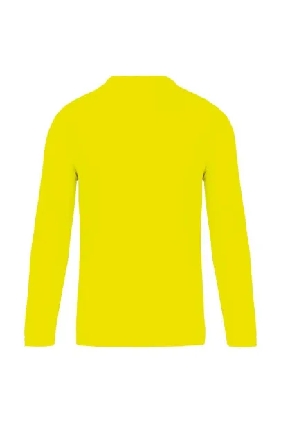  MEN'S LONG-SLEEVED SPORTS T-SHIRT - Proact Fluorescent Yellow