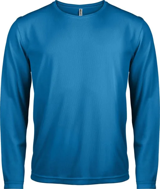  MEN'S LONG-SLEEVED SPORTS T-SHIRT - Proact Aqua Blue