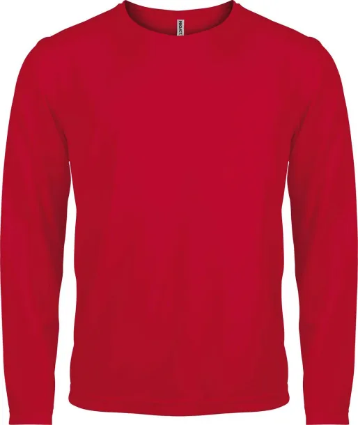  MEN'S LONG-SLEEVED SPORTS T-SHIRT - Proact Red