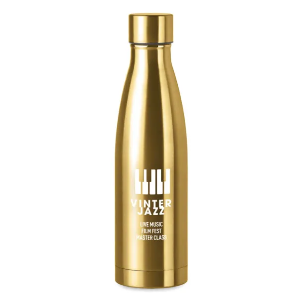 BELO BOTTLE Double wall bottle 500ml matt gold