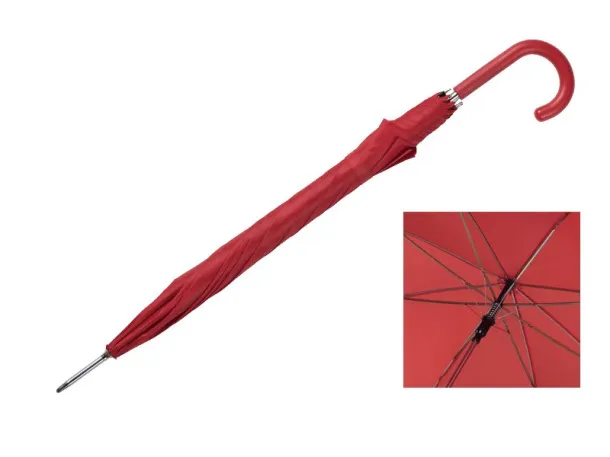 NIMBUS umbrella with automatic opening - CASTELLI Red