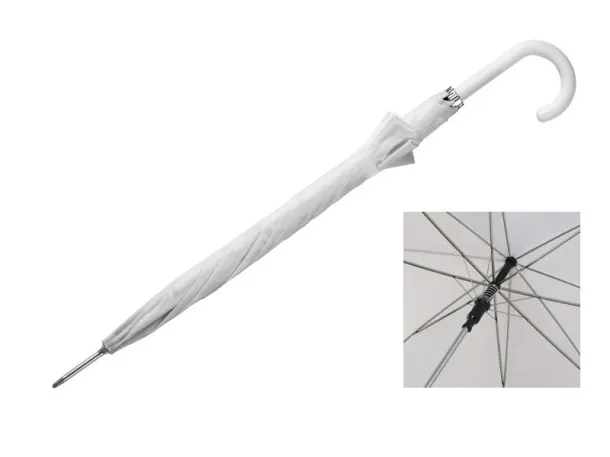 NIMBUS umbrella with automatic opening - CASTELLI White