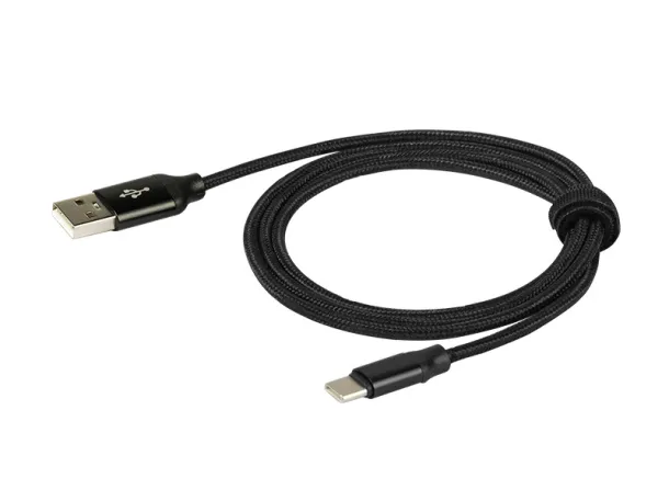 ALFA USB C USB Type-C kabel za punjenje i prijenos podataka - PIXO Crna