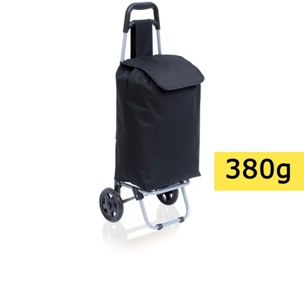  Foldable shopping trolley Crna