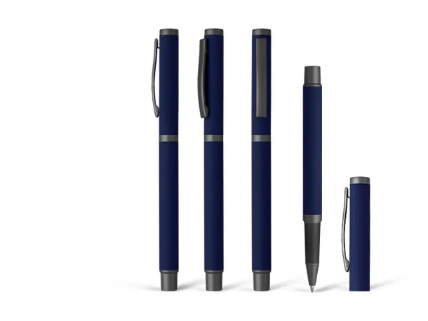 TITANIUM R metal roller pen Blue