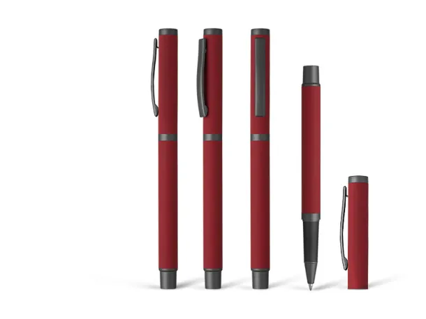 TITANIUM R metal roller pen Red