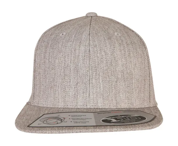  Fitted Snapback - Classics Heather Grey