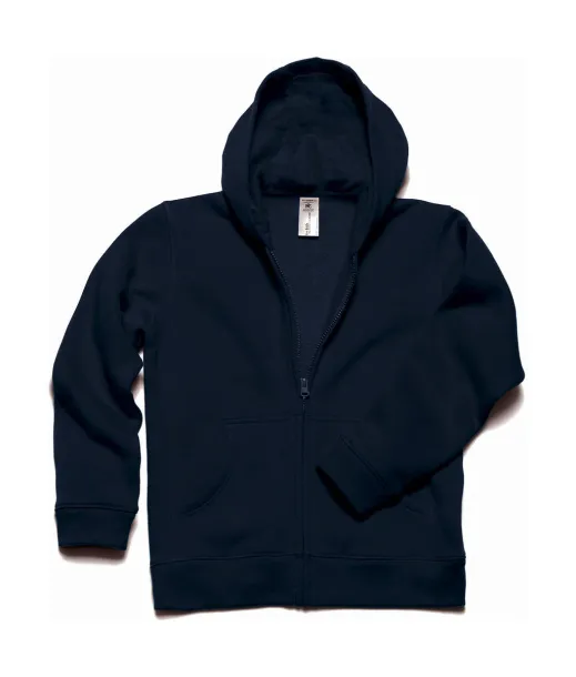  Hooded Full Zip/kids Sweat - B&C Navy