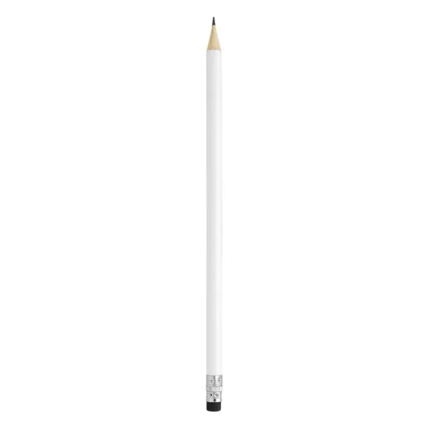 PIGMENT WHITE Wooden pencil HB Black