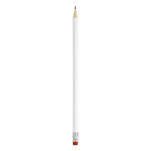 PIGMENT WHITE Wooden pencil HB Red