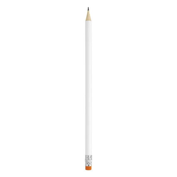 PIGMENT WHITE Wooden pencil HB Orange