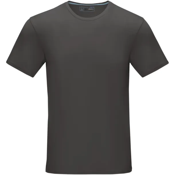 Azurite short sleeve men’s GOTS organic t-shirt - Elevate NXT Storm grey