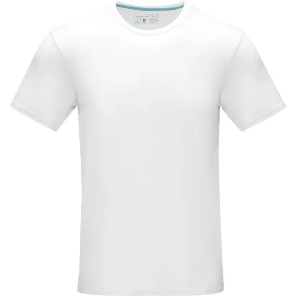 Azurite short sleeve men’s GOTS organic t-shirt - Elevate NXT White