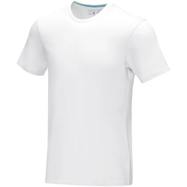 Azurite short sleeve men’s GOTS organic t-shirt - Elevate NXT White