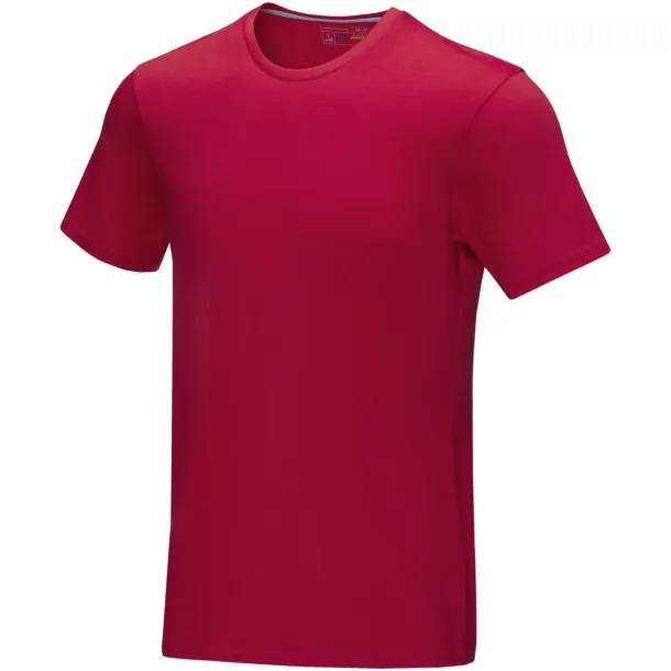 Azurite short sleeve men’s GOTS organic t-shirt - Elevate NXT Red