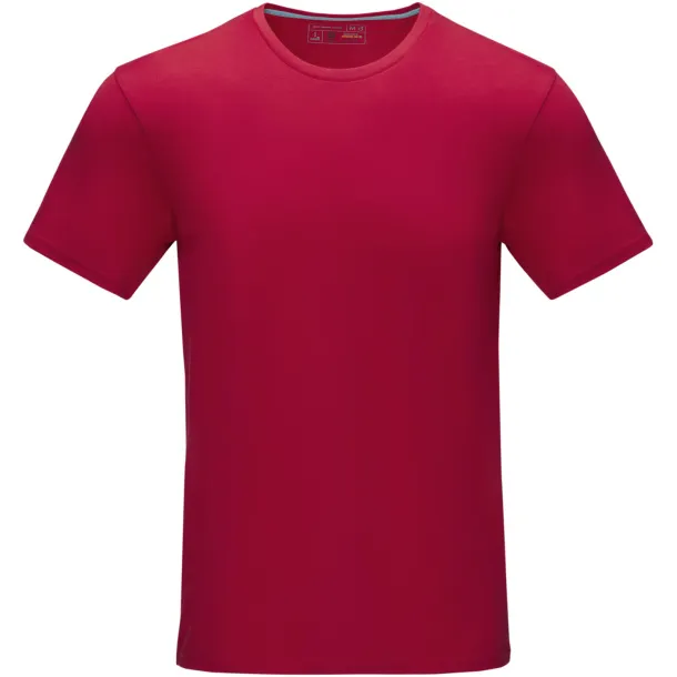 Azurite short sleeve men’s GOTS organic t-shirt - Elevate NXT Red