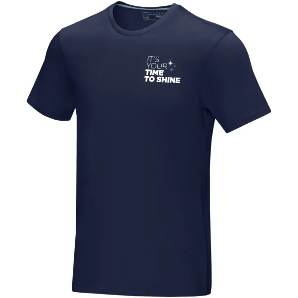 Azurite short sleeve men’s GOTS organic t-shirt - Elevate NXT Navy Blue