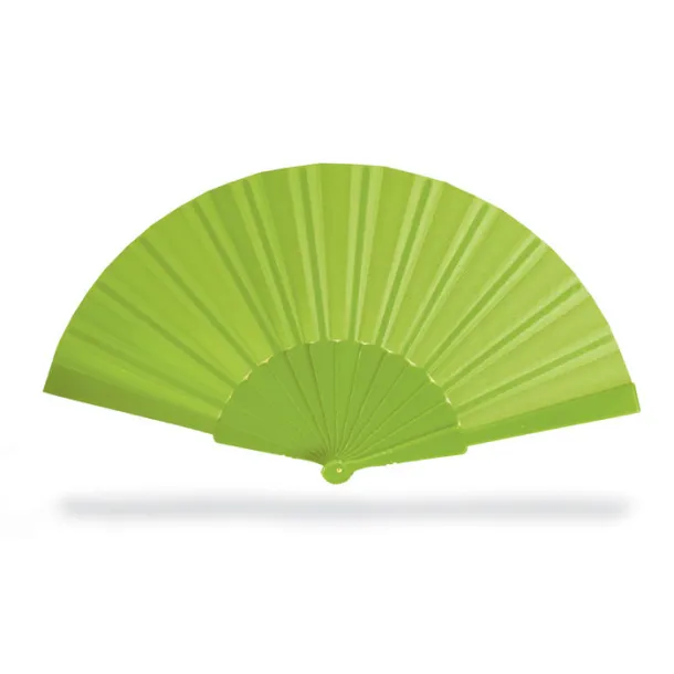 FANNY Manual hand fan Lime