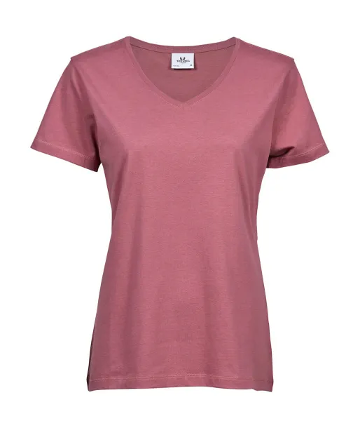  Women's Luxury V-Neck Tee - Tee Jays Rose