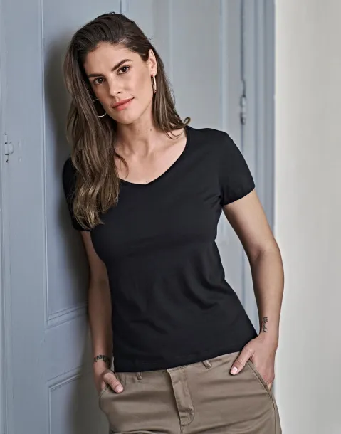  Women's Luxury V-Neck Tee - Tee Jays