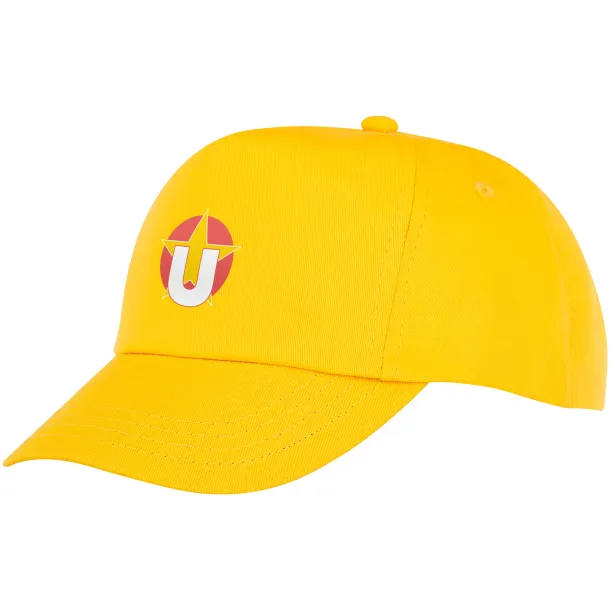 Feniks kids 5 panel cap - Elevate Essentials Yellow