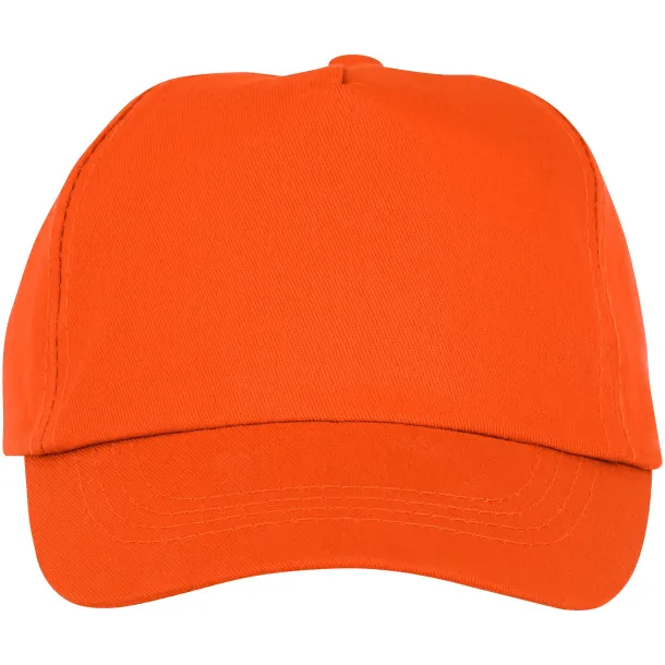 Feniks kids 5 panel cap - Elevate Essentials Orange