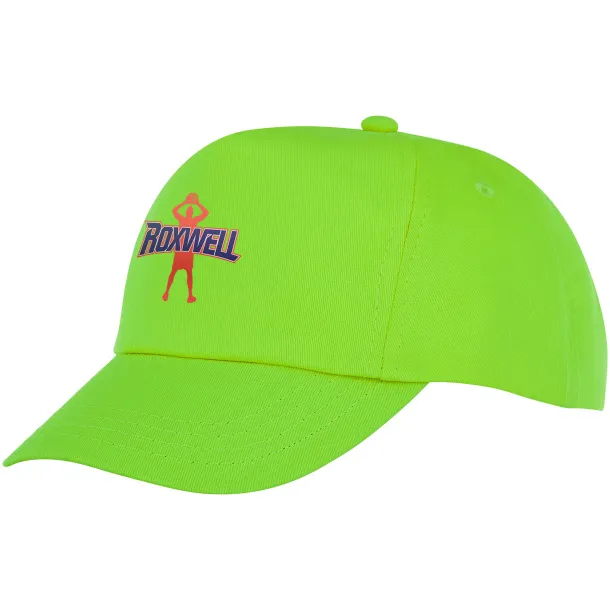 Feniks kids 5 panel cap - Elevate Essentials Apple Green