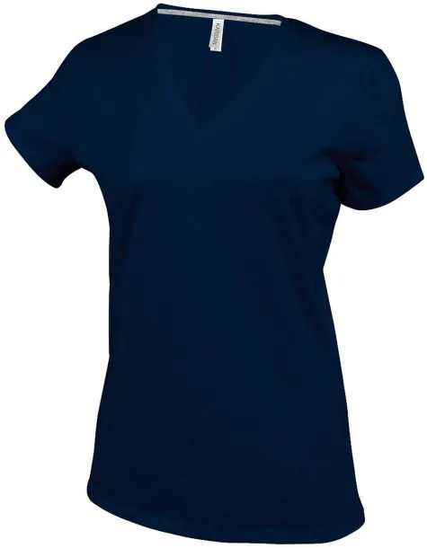  LADIES' SHORT-SLEEVED V-NECK T-SHIRT - Kariban Navy